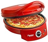Bestron APZ400 elektrischer Pizzaofen, Pizza Maker bis 230°C, mit Ober-/Unterhitze, für selbstgemachte oder Tiefkühl-Pizza,...