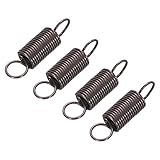 QUARKZMAN 4Stk Mikrowelle Ofen Tür Feder Universal Riegel Reibung Feder Aluminum 7x27MM Kompatibel für Ofen Herd Range Schwarz